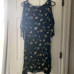 new york and company lemon pineapple dress
